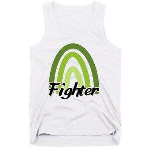 Fighter Mental Health Awareness Rainbow Tank Top