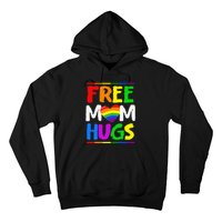 Free Mom Hugs LGBT LGBTQ Pride Month Rainbow Mom Support Hoodie