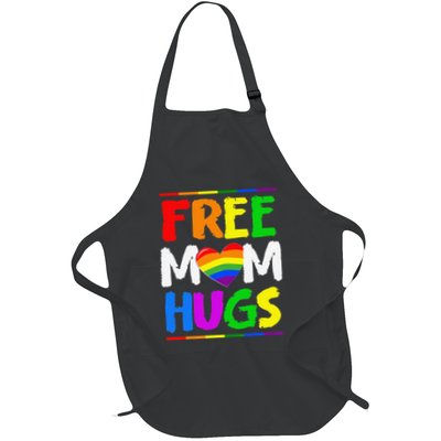 Free Mom Hugs LGBT LGBTQ Pride Month Rainbow Mom Support Apron