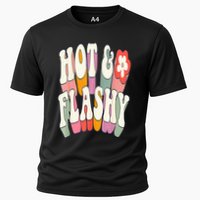 Funny Menopause hot flashes gift for Hot and Flashy Cooling Performance Crew T-Shirt