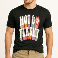 Funny Menopause hot flashes gift for Hot and Flashy Cooling Performance Crew T-Shirt