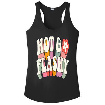 Funny Menopause hot flashes gift for Hot and Flashy Ladies PosiCharge Competitor Racerback Tank