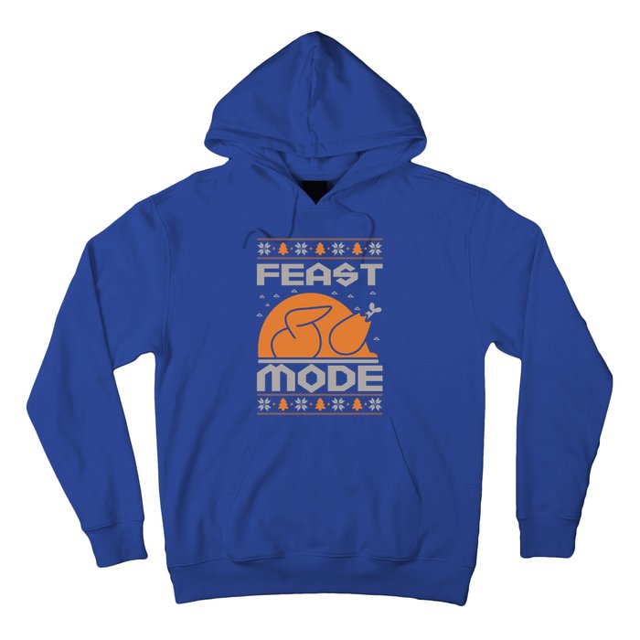 Feast Mode Holiday Thanksgiving Turkey Day Pilgrim Design Gift Hoodie