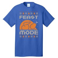 Feast Mode Holiday Thanksgiving Turkey Day Pilgrim Design Gift Tall T-Shirt