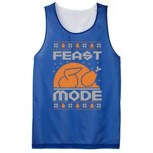 Feast Mode Holiday Thanksgiving Turkey Day Pilgrim Design Gift Mesh Reversible Basketball Jersey Tank