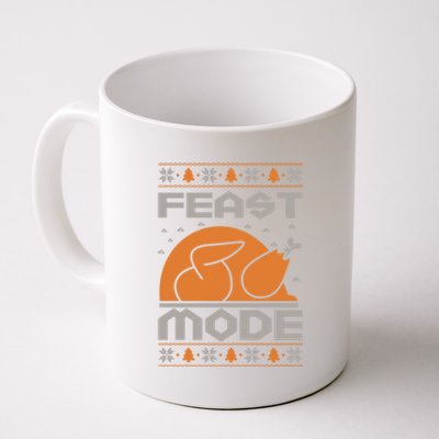 Feast Mode Holiday Thanksgiving Turkey Day Pilgrim Design Gift Coffee Mug