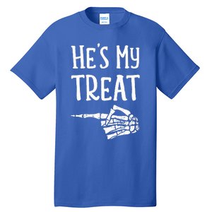 Funny matching he's my treat couples costume halloween hers Tall T-Shirt