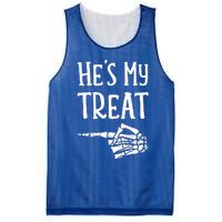 Funny matching he's my treat couples costume halloween hers Mesh Reversible Basketball Jersey Tank