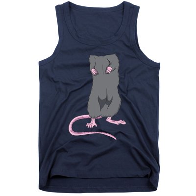 Funny Mouse Headless Halloween Rat Body Easy Costume Outfit Tank Top