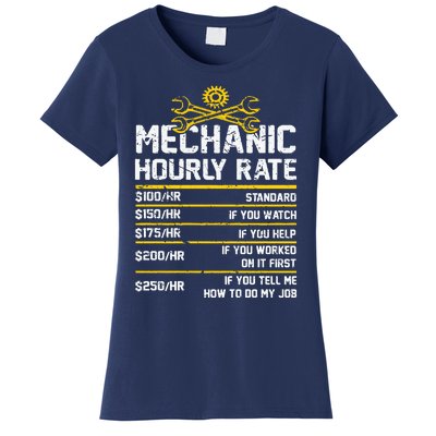 Funny Mechanic Hourly Rate Women's T-Shirt