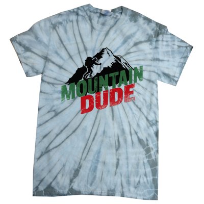 Funny Mountain Hiking Tie-Dye T-Shirt