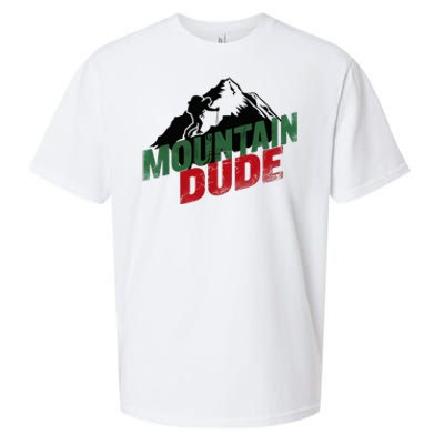 Funny Mountain Hiking Sueded Cloud Jersey T-Shirt