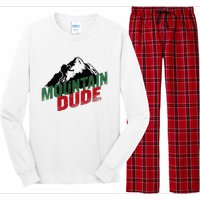 Funny Mountain Hiking Long Sleeve Pajama Set