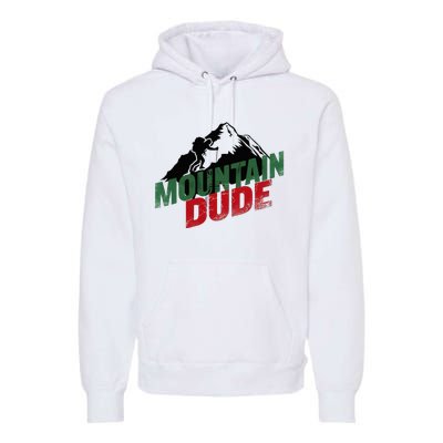 Funny Mountain Hiking Premium Hoodie