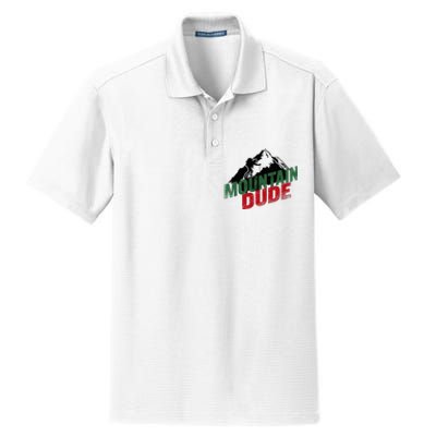 Funny Mountain Hiking Dry Zone Grid Polo