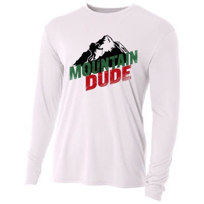 Funny Mountain Hiking Cooling Performance Long Sleeve Crew