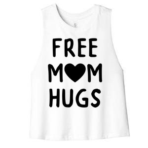 Free Mom Hugs Cute Gift Women's Racerback Cropped Tank