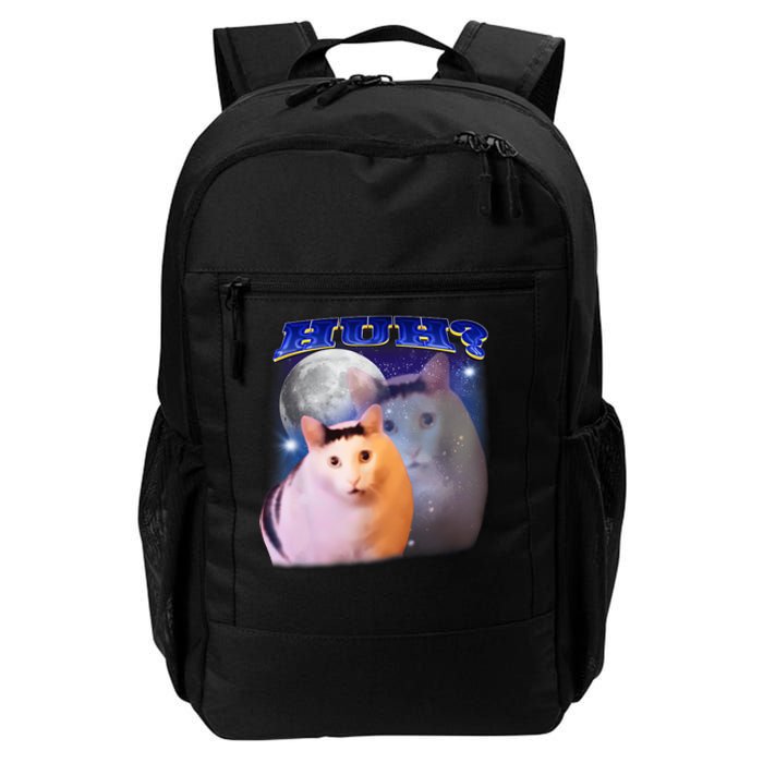 Funny Meme Huh Cat Daily Commute Backpack