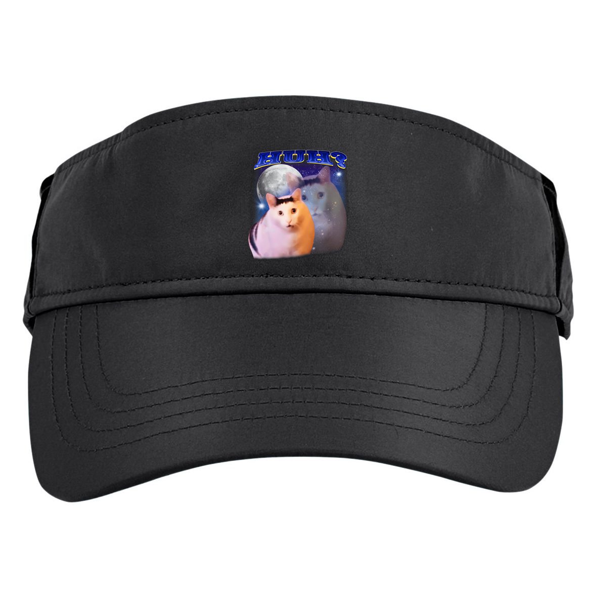 Funny Meme Huh Cat Adult Drive Performance Visor