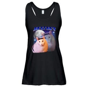 Funny Meme Huh Cat Ladies Essential Flowy Tank