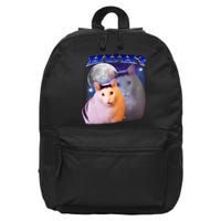 Funny Meme Huh Cat 16 in Basic Backpack