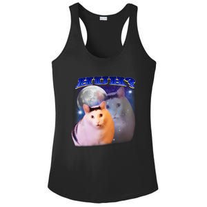 Funny Meme Huh Cat Ladies PosiCharge Competitor Racerback Tank