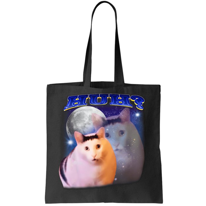 Funny Meme Huh Cat Tote Bag