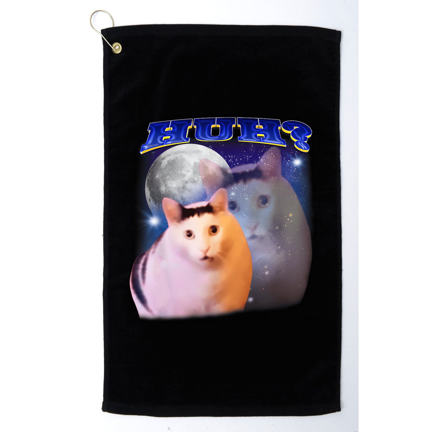 Funny Meme Huh Cat Golf Towel