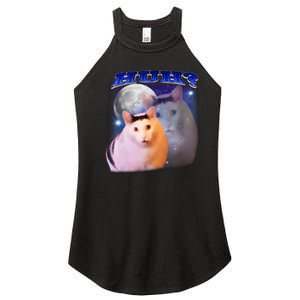 Funny Meme Huh Cat Women's Perfect Tri Rocker Tank