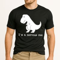 Funny Mental Health Awareness Trex Dinosaur With Anxiety Cooling Performance Crew T-Shirt