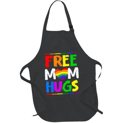Free Mom Hugs LGBT LGBTQ Pride Month Rainbow Mom Support Apron