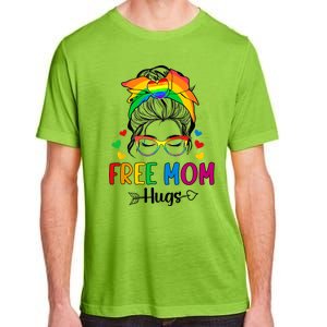 Free Mom Hugs Pride Month Adult ChromaSoft Performance T-Shirt