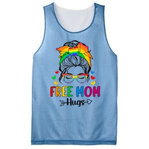 Free Mom Hugs Pride Month Mesh Reversible Basketball Jersey Tank