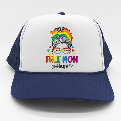 Free Mom Hugs Pride Month Trucker Hat