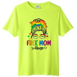 Free Mom Hugs Pride Month Tall Fusion ChromaSoft Performance T-Shirt