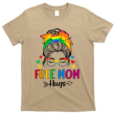 Free Mom Hugs Pride Month T-Shirt