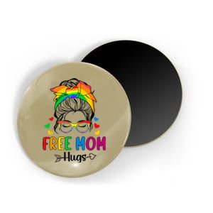 Free Mom Hugs Pride Month Magnet