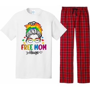 Free Mom Hugs Pride Month Pajama Set