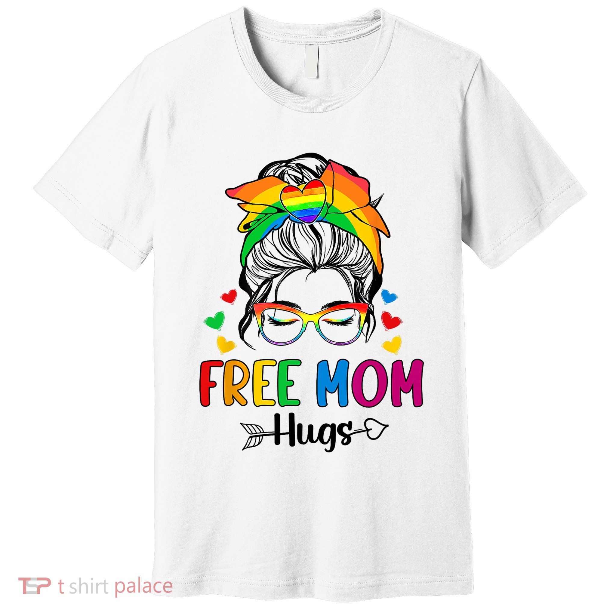 Free Mom Hugs Pride Month Premium T-Shirt