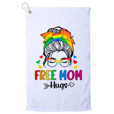 Free Mom Hugs Pride Month Golf Towel