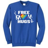 Free Mom Hugs Rainbow Pride Lgbtq Gift Tall Sweatshirt