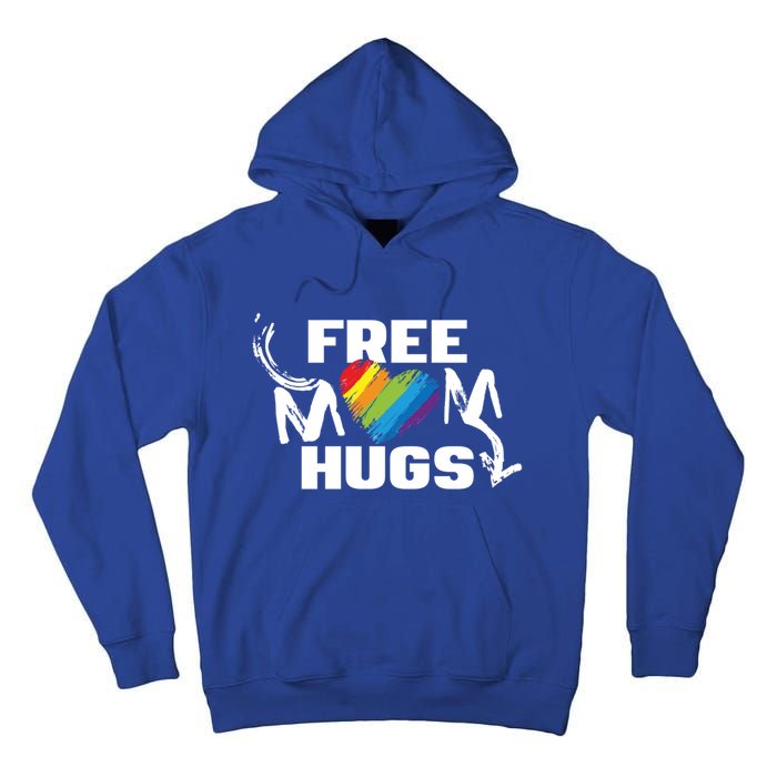 Free Mom Hugs Rainbow Pride Lgbtq Gift Tall Hoodie