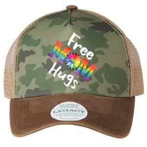 Free Mom Hugs Tee Lgbt Pride Parades Daisy Flower Gift Legacy Tie Dye Trucker Hat