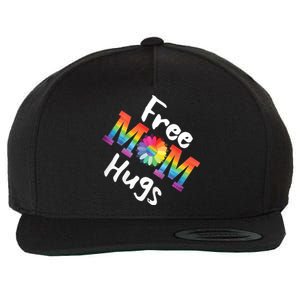 Free Mom Hugs Tee Lgbt Pride Parades Daisy Flower Gift Wool Snapback Cap