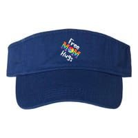 Free Mom Hugs Tee Lgbt Pride Parades Daisy Flower Gift Valucap Bio-Washed Visor