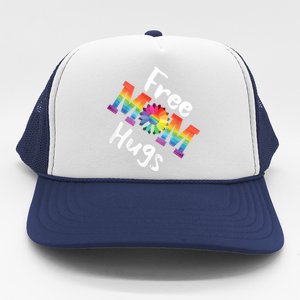 Free Mom Hugs Tee Lgbt Pride Parades Daisy Flower Gift Trucker Hat