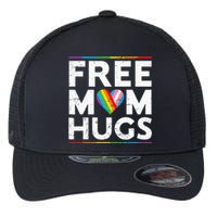 Free Mom Hugs Lgbt Pride Parades Rainbow Flag Flexfit Unipanel Trucker Cap