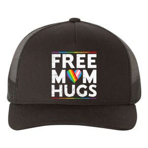 Free Mom Hugs Lgbt Pride Parades Rainbow Flag Yupoong Adult 5-Panel Trucker Hat