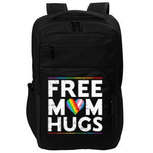 Free Mom Hugs Lgbt Pride Parades Rainbow Flag Impact Tech Backpack