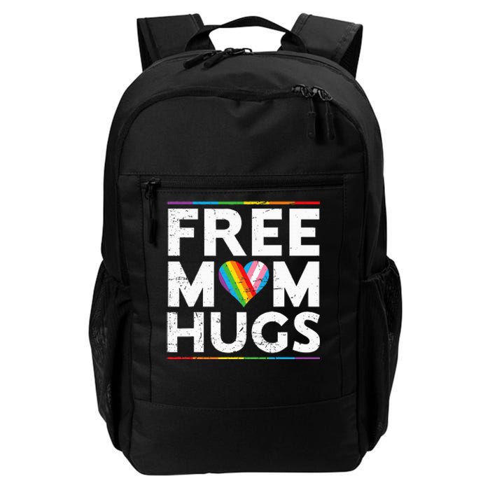 Free Mom Hugs Lgbt Pride Parades Rainbow Flag Daily Commute Backpack